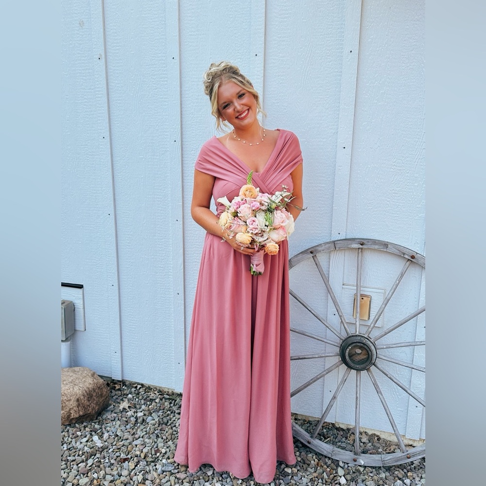 Birdy Grey Chiffon Mulberry Bridesmaid Dress